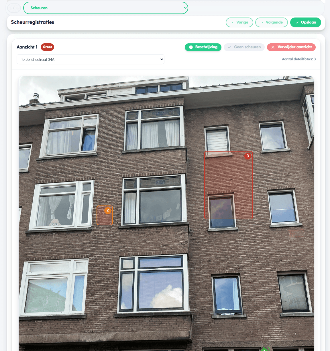 FunderScan — scheurregistratie met AI-classificatie